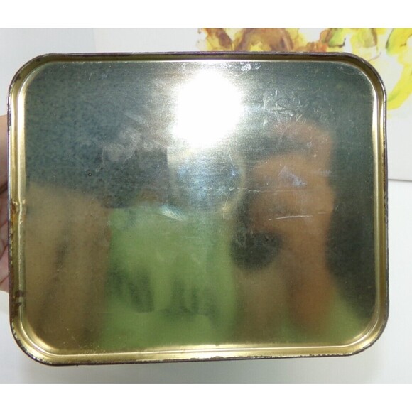 Rare Blue Print Vintage Flour Tin Gold Medal Flour Washburn Crosby Co cookie box - Picture 6 of 7